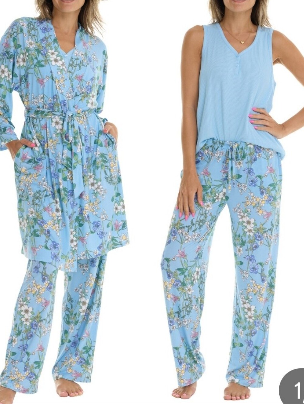 (6) Flora Nikrooz Women’s  3piece  Pajama Set -